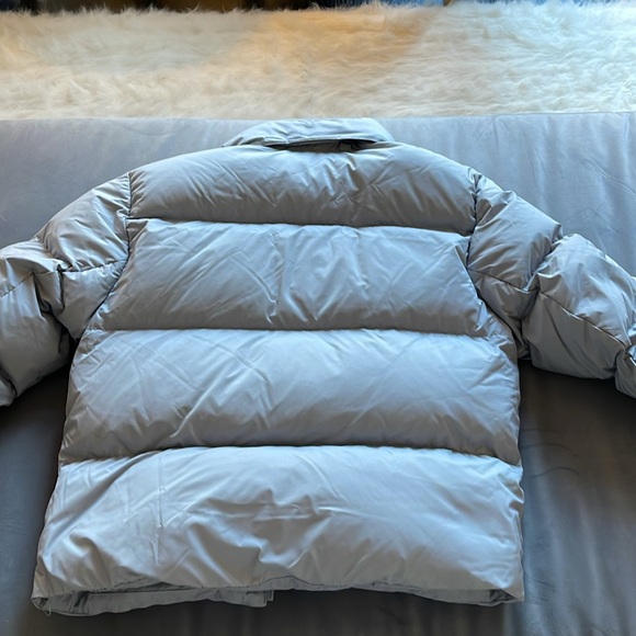 Aritzia Tna Mega Puff Shorty in XS - light grey! - Picture 7 of 11